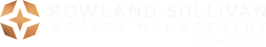 Rowland Sullivan Wealth Management logo, inverted